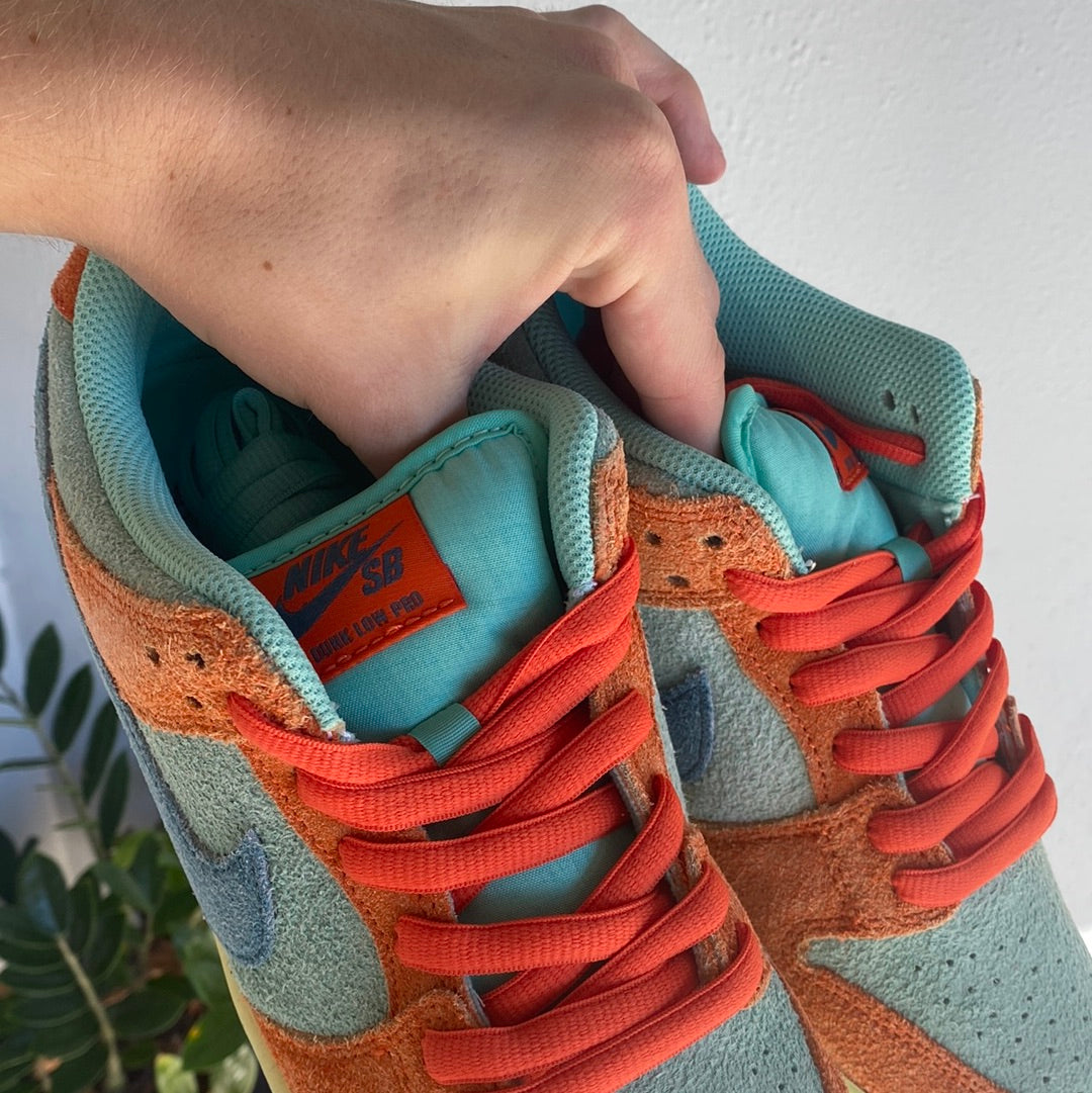 Nike SB Dunk Low Orange Emerald Rise