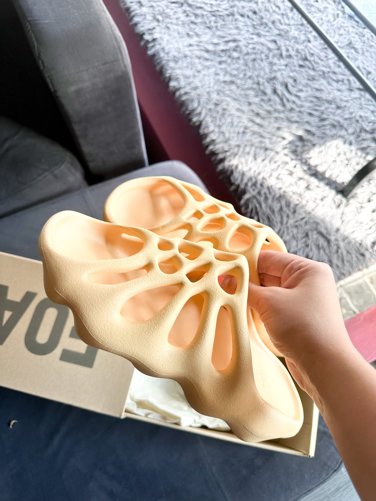 Adidas Yeezy 450 Slide Cream