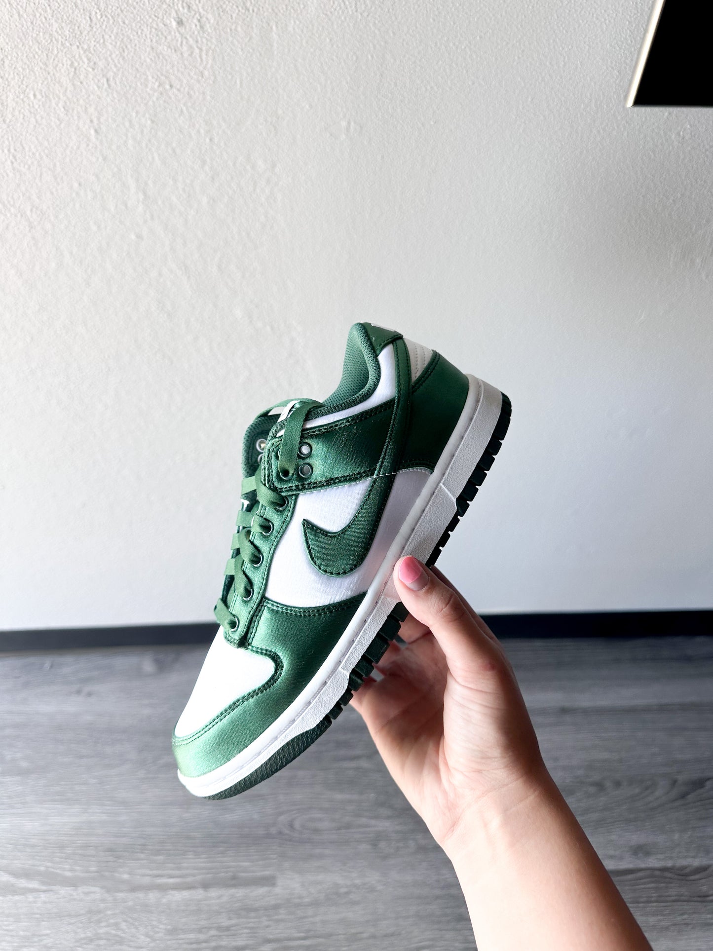 Nike Dunk Low Michigan State Satin (W)