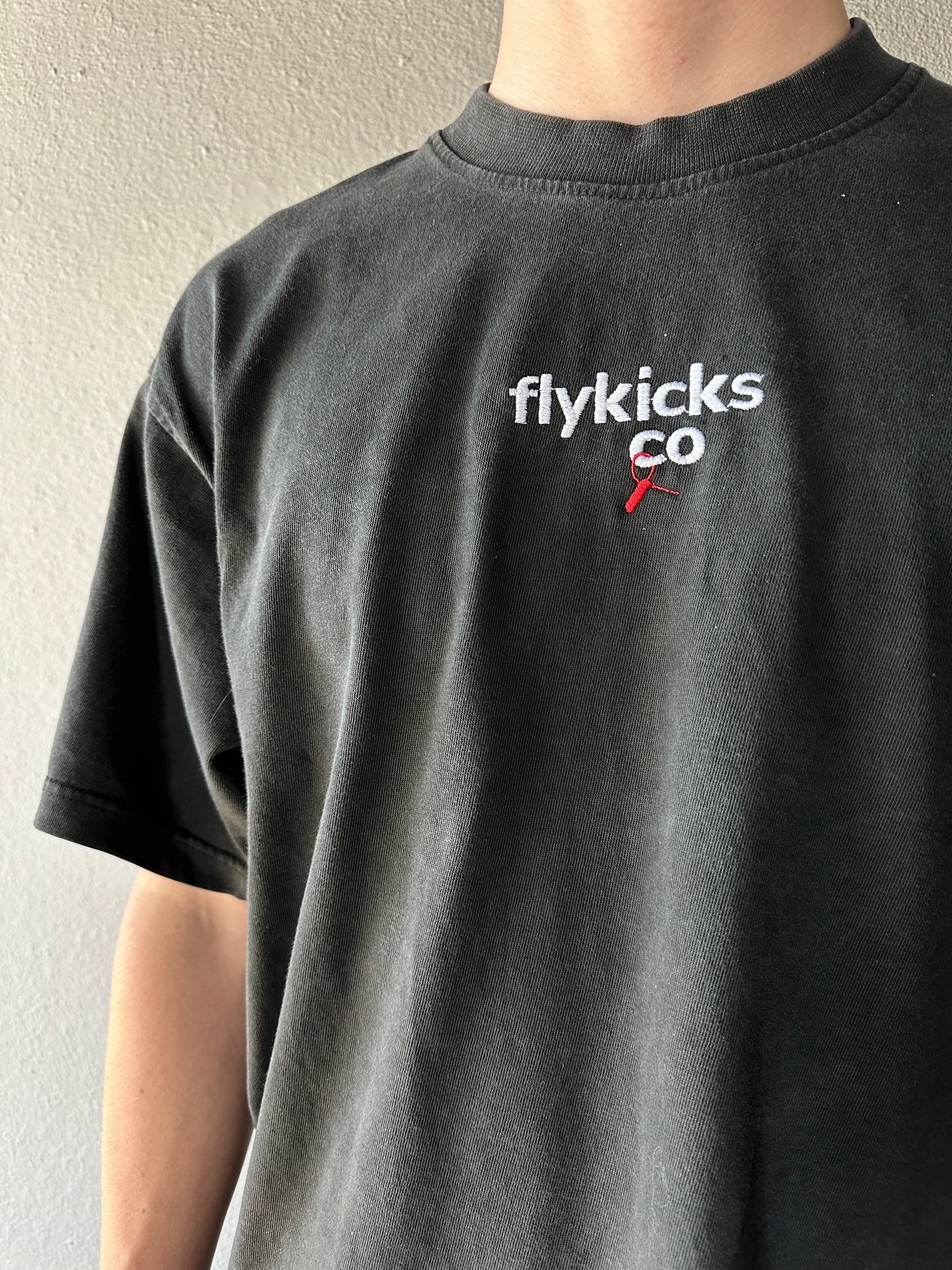 Fly Kicks Embroidered Tee