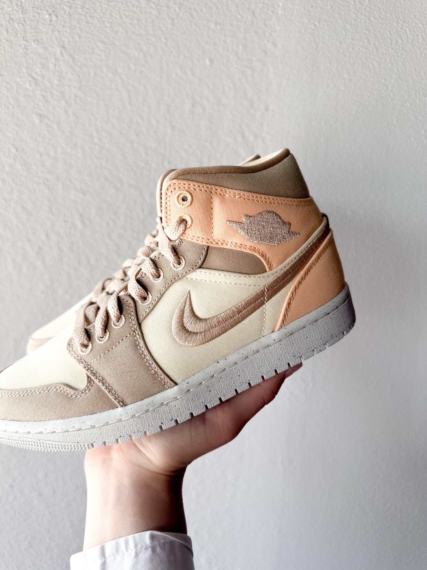 Jordan 1 Mid SE Canvas Khaki (W)