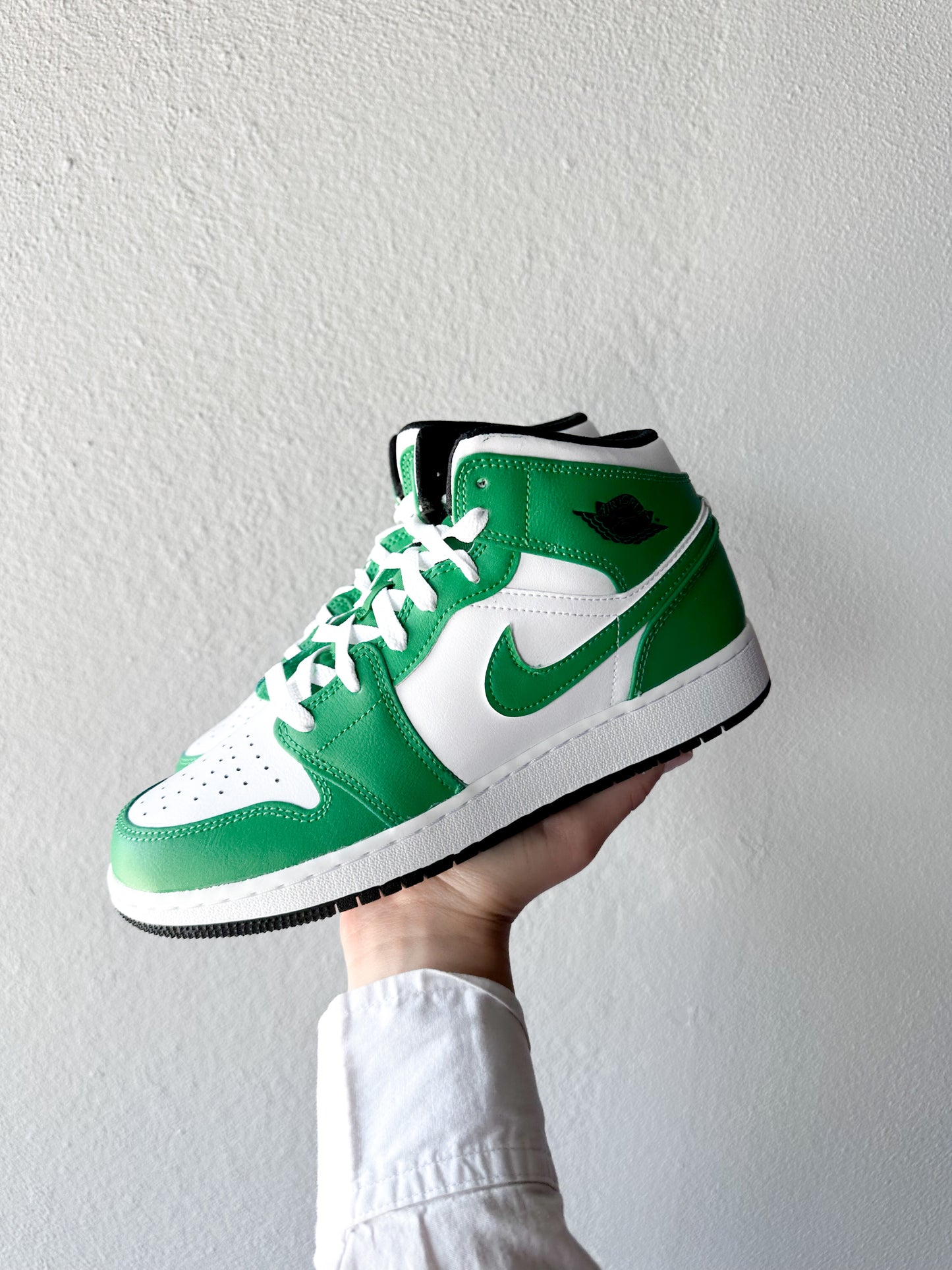 Jordan 1 Mid Lucky Green (GS)
