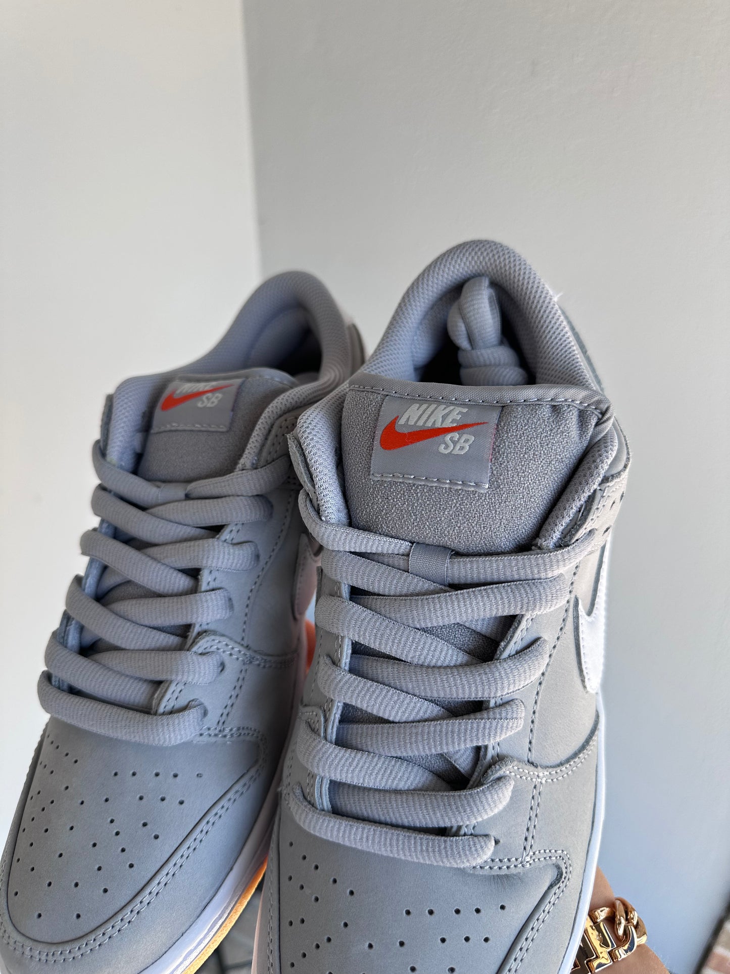 Nike SB Dunk Low Pro ISO Orange Label Wolf Grey Gum