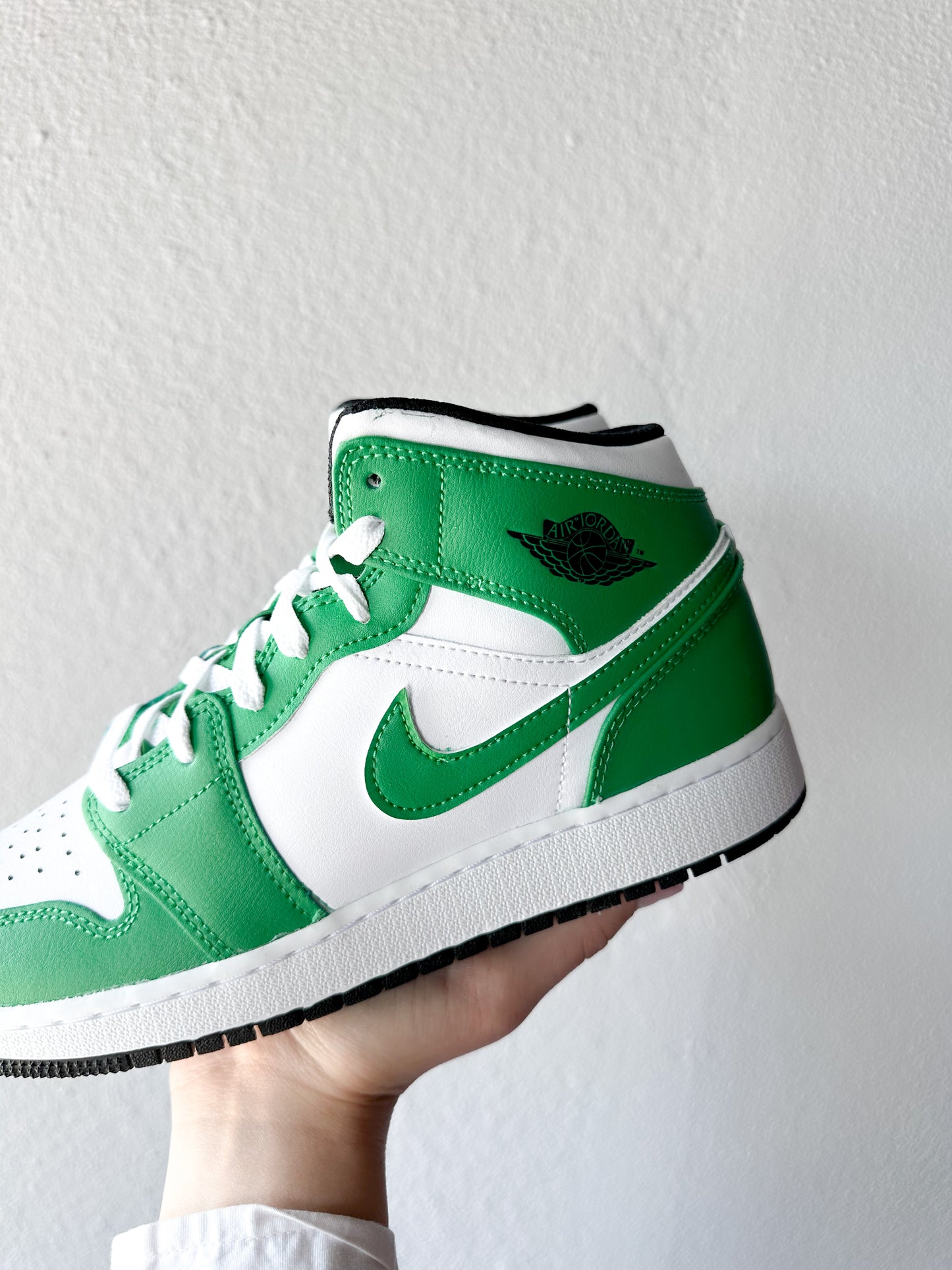 Jordan 1 Mid Lucky Green (GS)