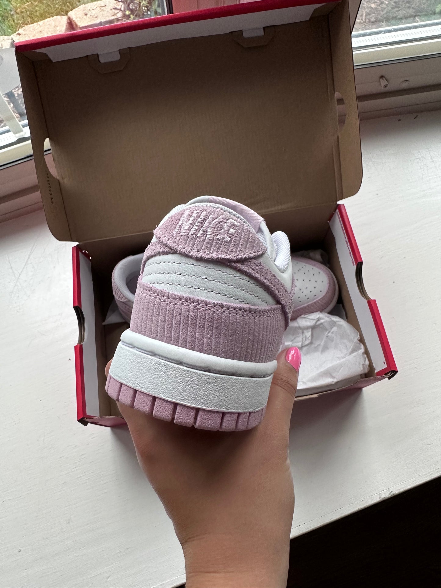 Nike Dunk Low Pink Corduroy (W)