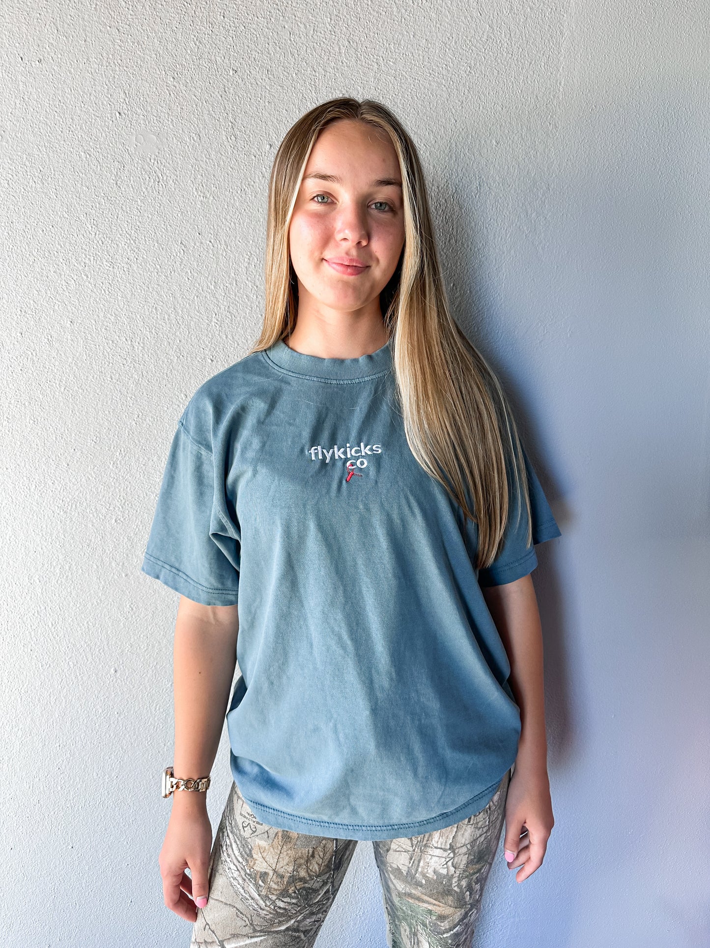 Flykicks Embroidered Tee