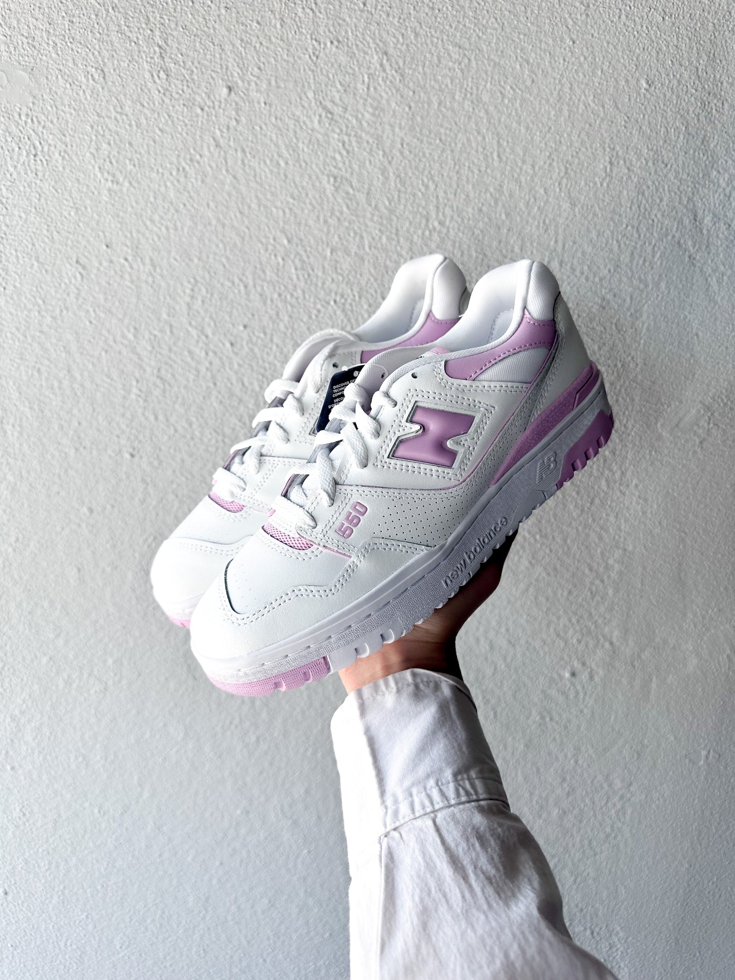 New Balance 550 White Bubblegum Pink (W)