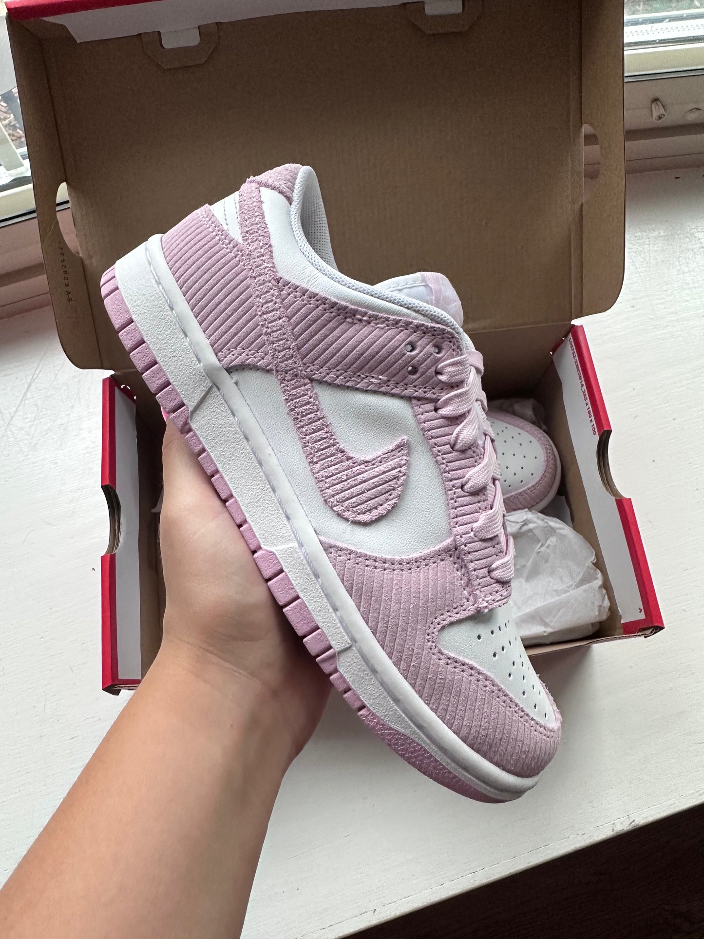 Nike Dunk Low Pink Corduroy (W)
