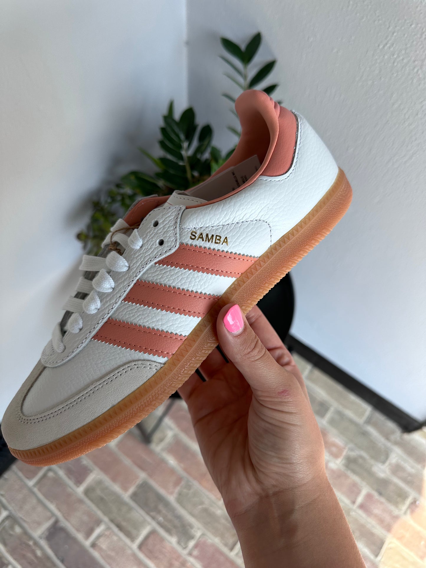 Adidas Samba OG White Wonder Clay Gum (W)