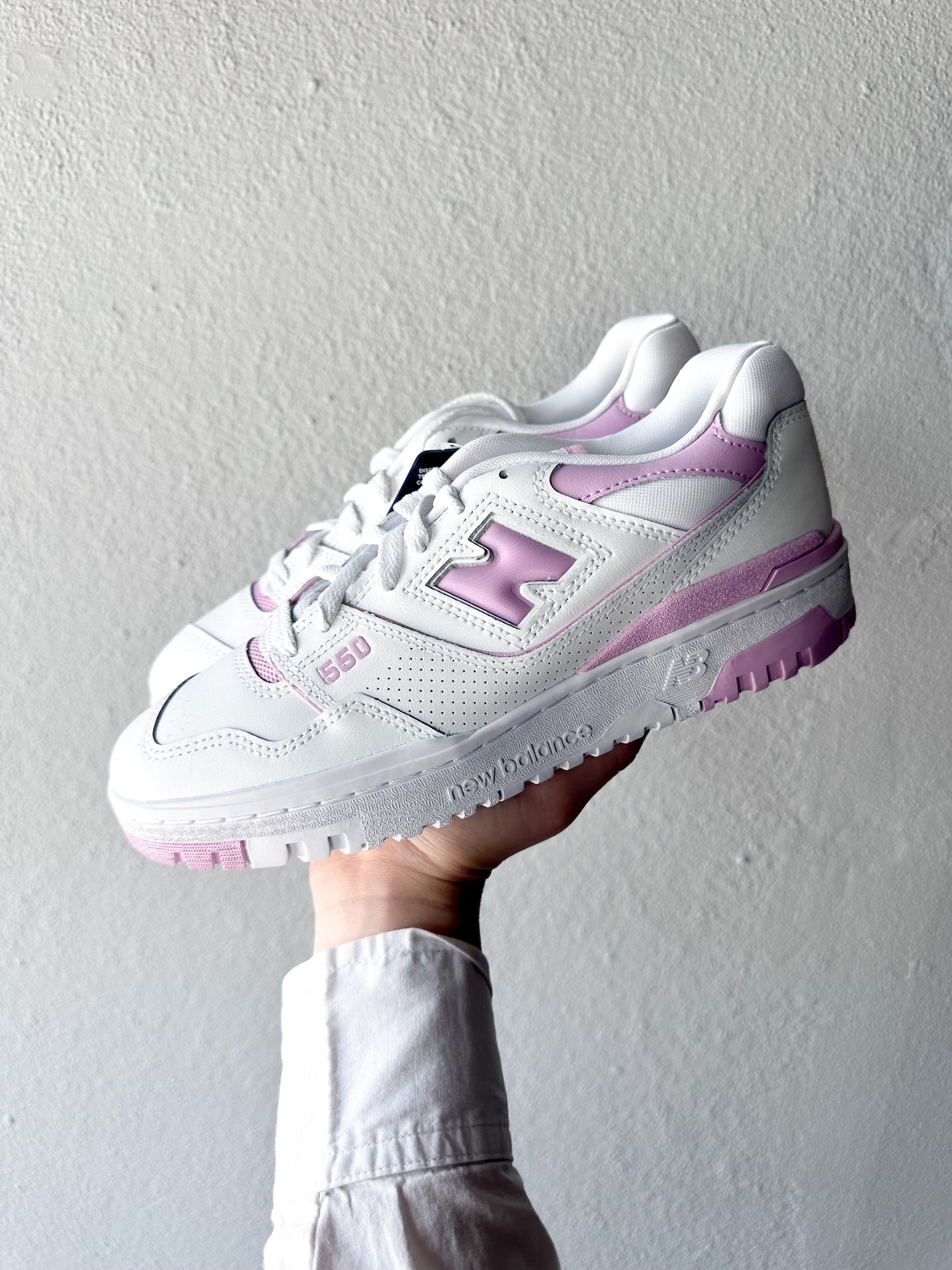 New Balance 550 White Bubblegum Pink (W)