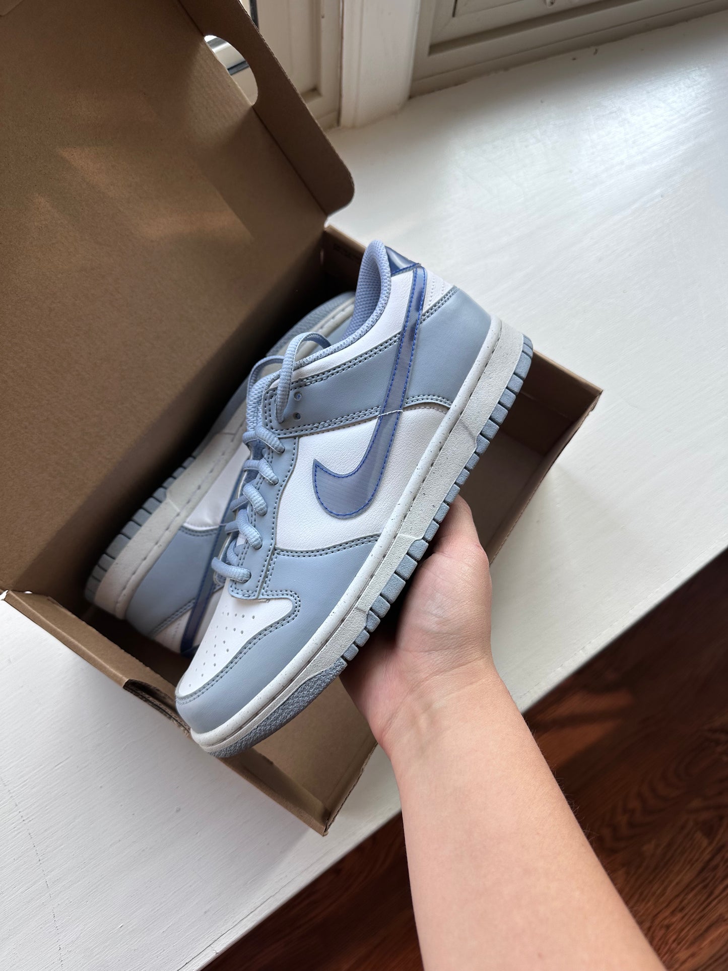 Nike Dunk Low Next Nature Blue Whisper Iridescent (GS)