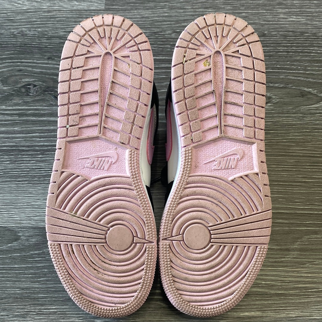 Jordan 1 Mid White Black Light Arctic Pink (GS) (Preowned)