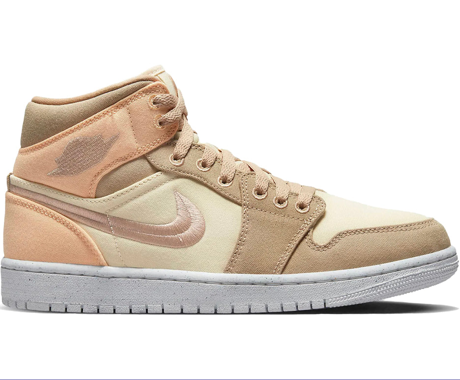 Jordan 1 Mid SE Canvas Khaki (W)