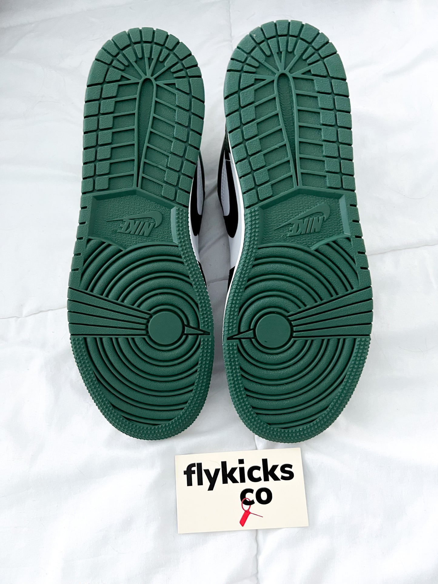 Jordan 1 Low Green Toe (GS)
