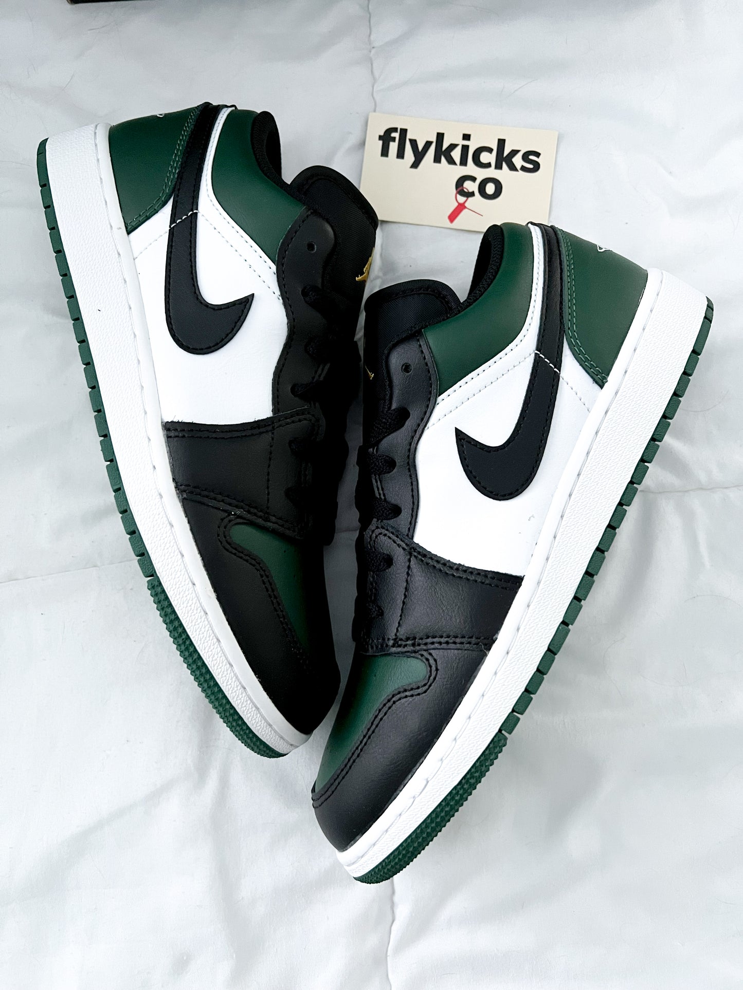 Jordan 1 Low Green Toe (GS)