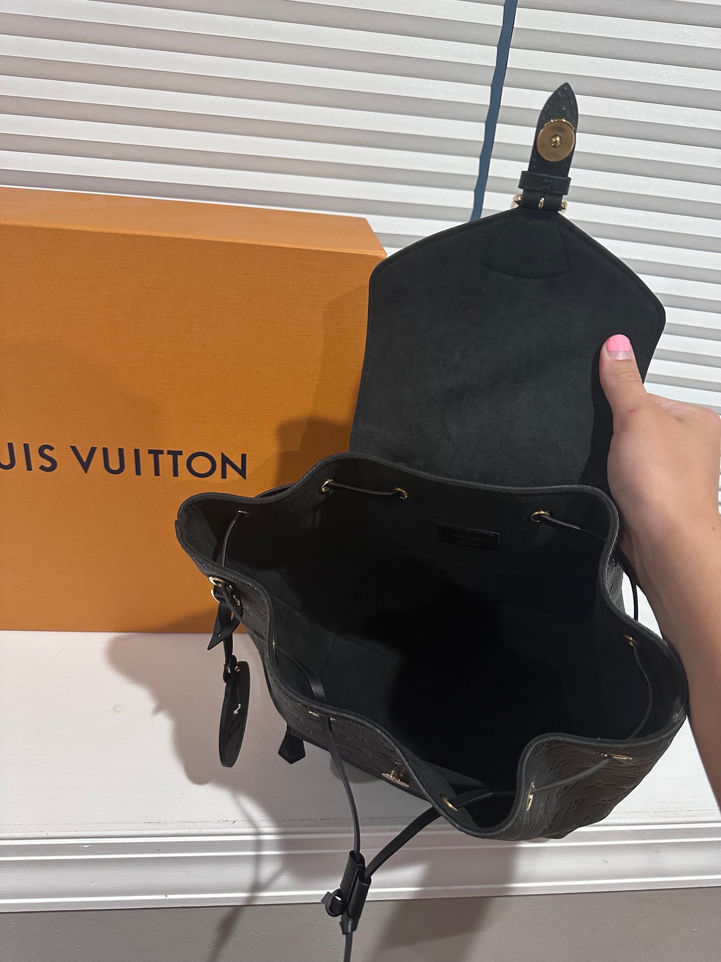 Louis Vuitton Monsuri PM Emplant Noir Black