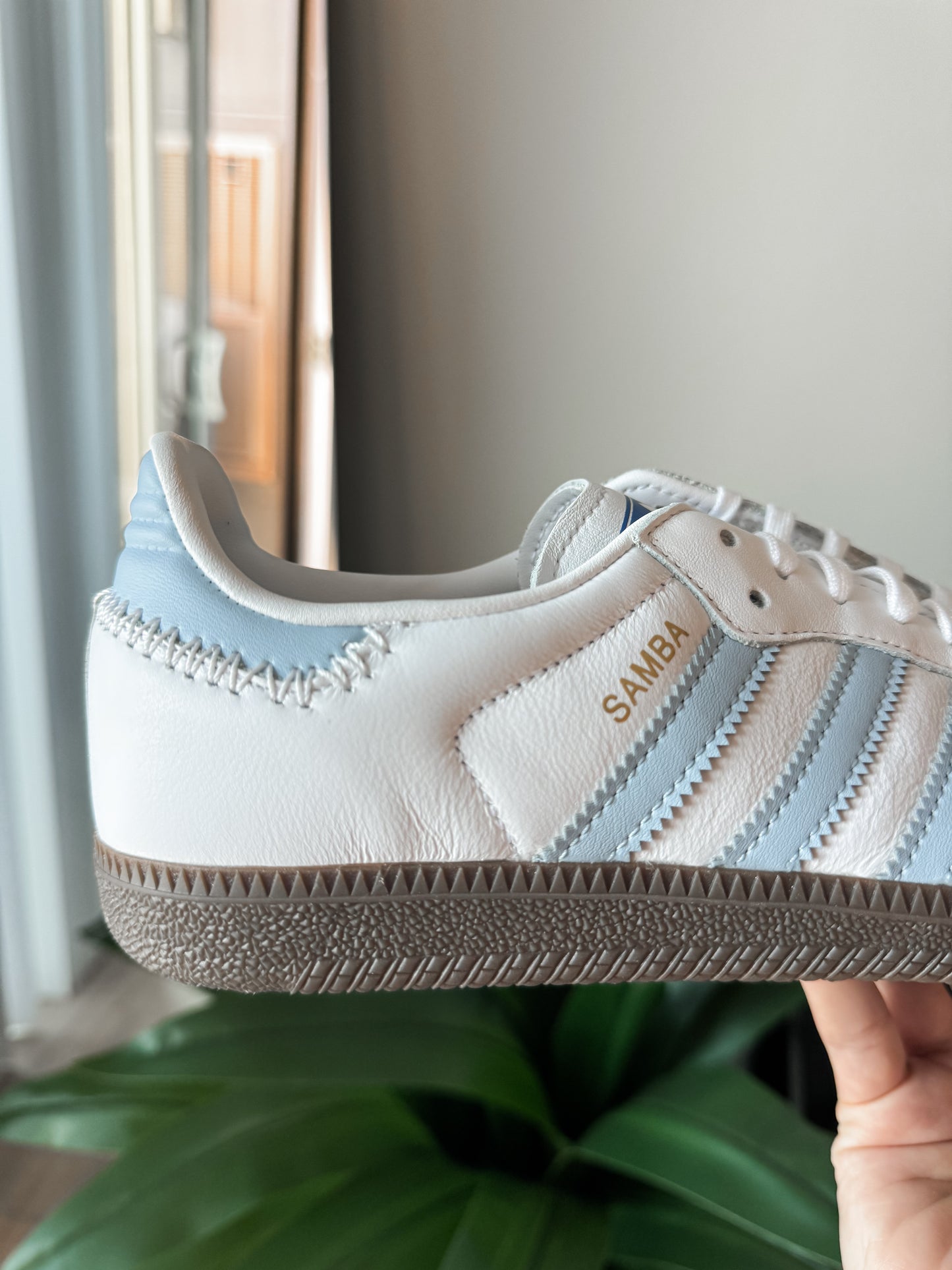 Adidas Samba OG White Sky Blue (GS)