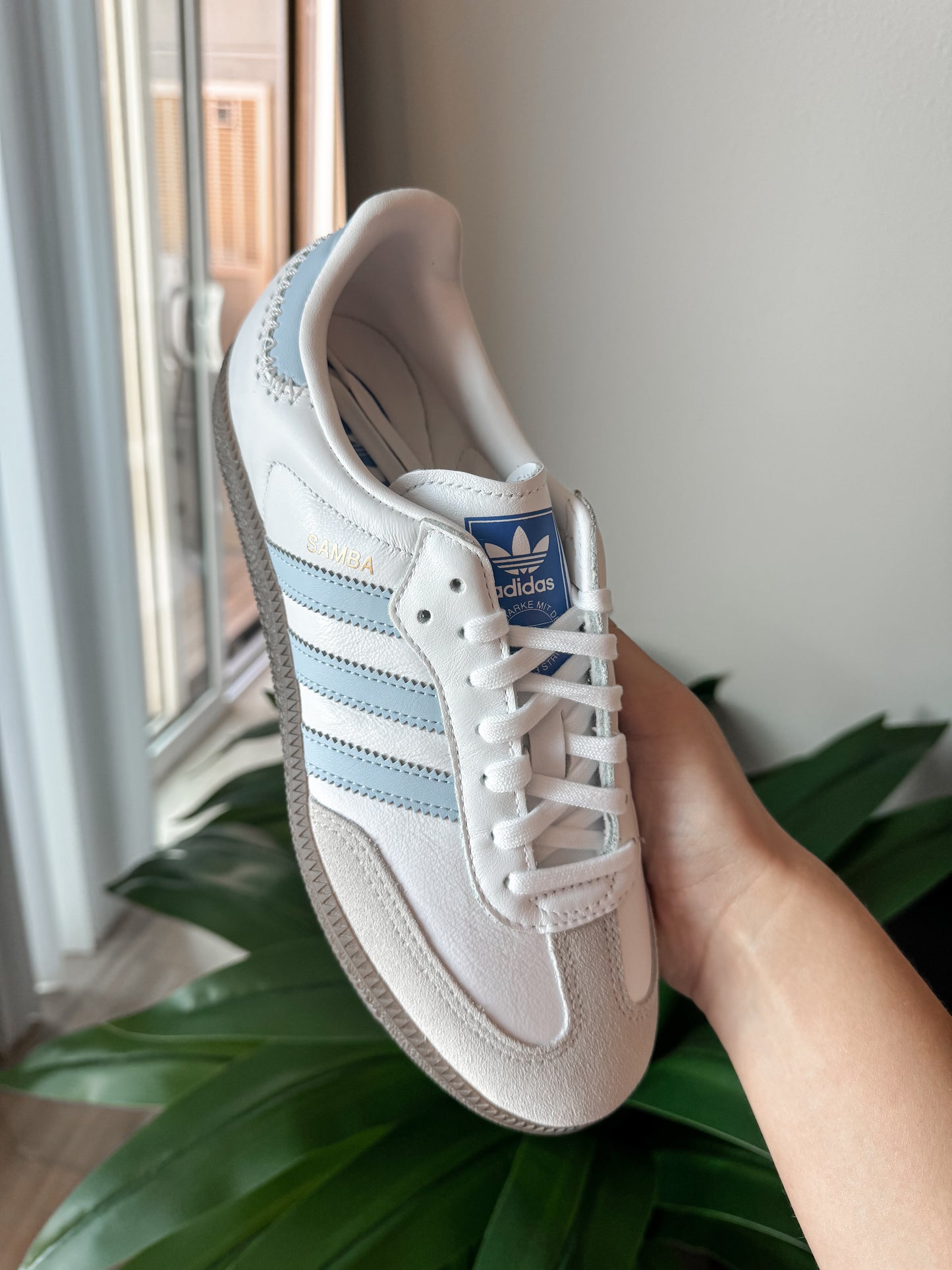 Adidas Samba OG White Sky Blue (GS)