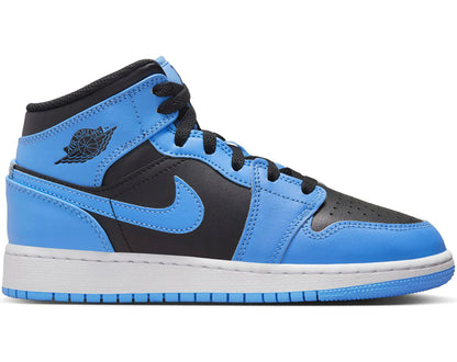 Jordan 1 Mid University Blue Black (GS)