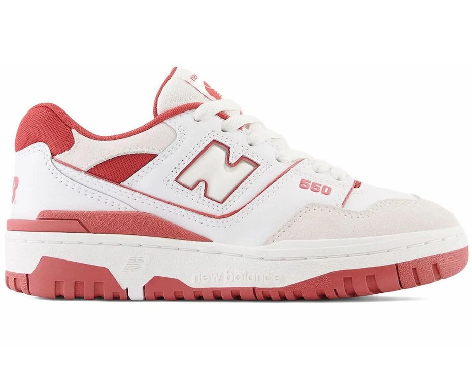 New Balance 550 White Brick Red