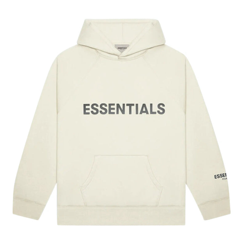 Fear of God Essentials Pullover Hoodie Applique Logo Buttercream