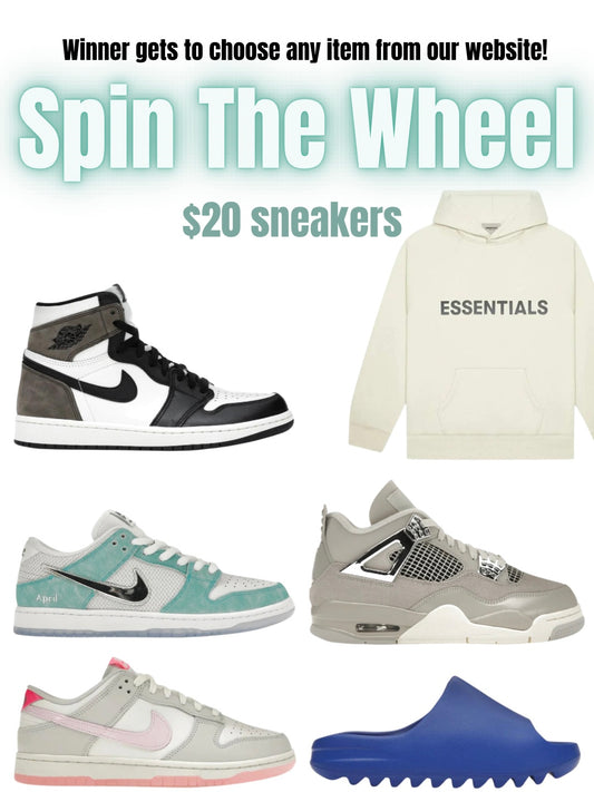 $20 ANY ITEM | SPIN THE WHEEL 👟🔥