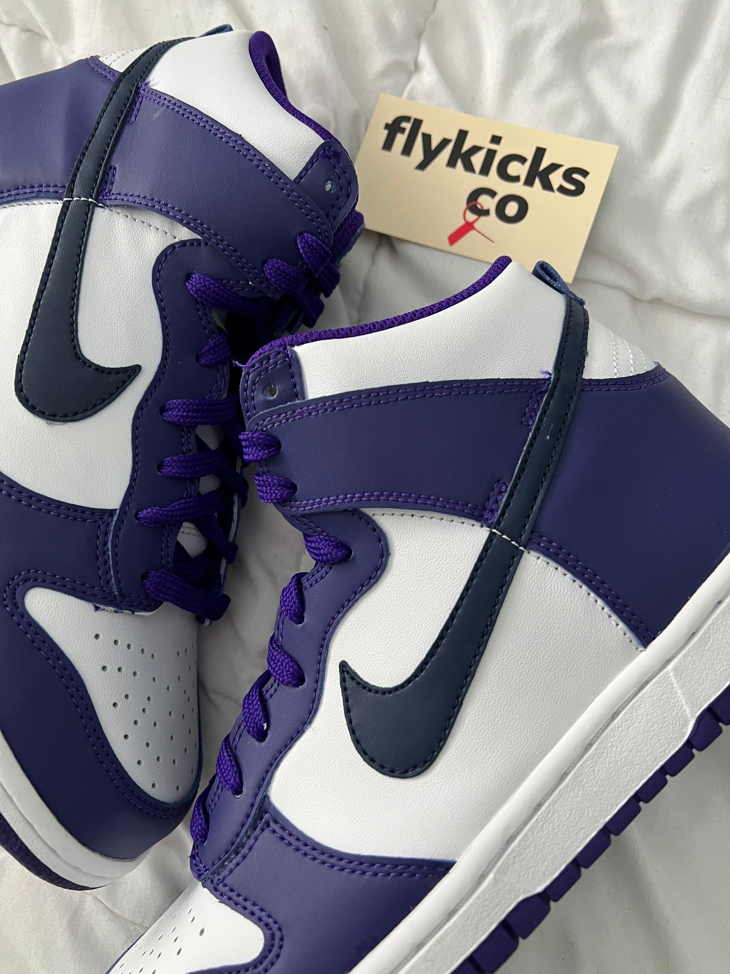 Nike Dunk High Court Purple Navy (GS)