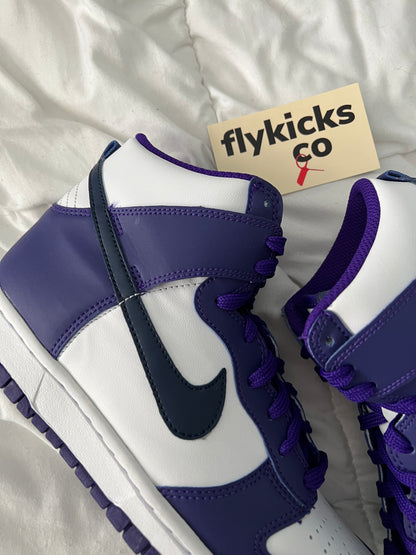 Nike Dunk High Court Purple Navy (GS)