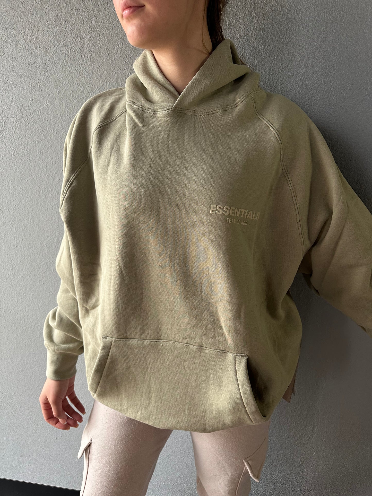 Fear of God Essentials Hoodie Seafoam