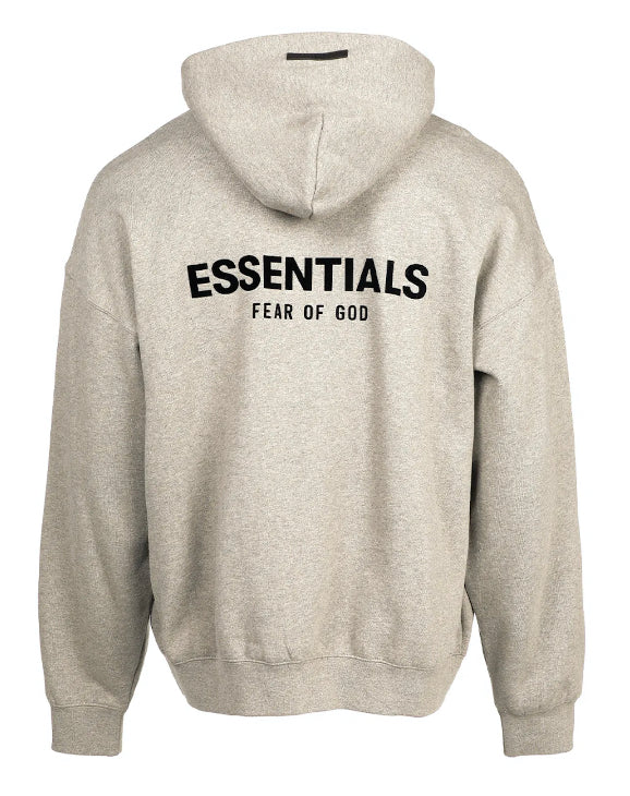 Fear Of God Essentials Hoodie Dark Oatmeal