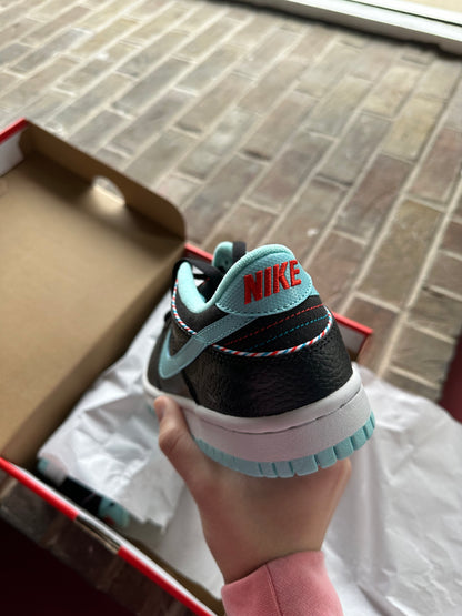 Nike Dunk Low SE Barber Shop Black (GS)