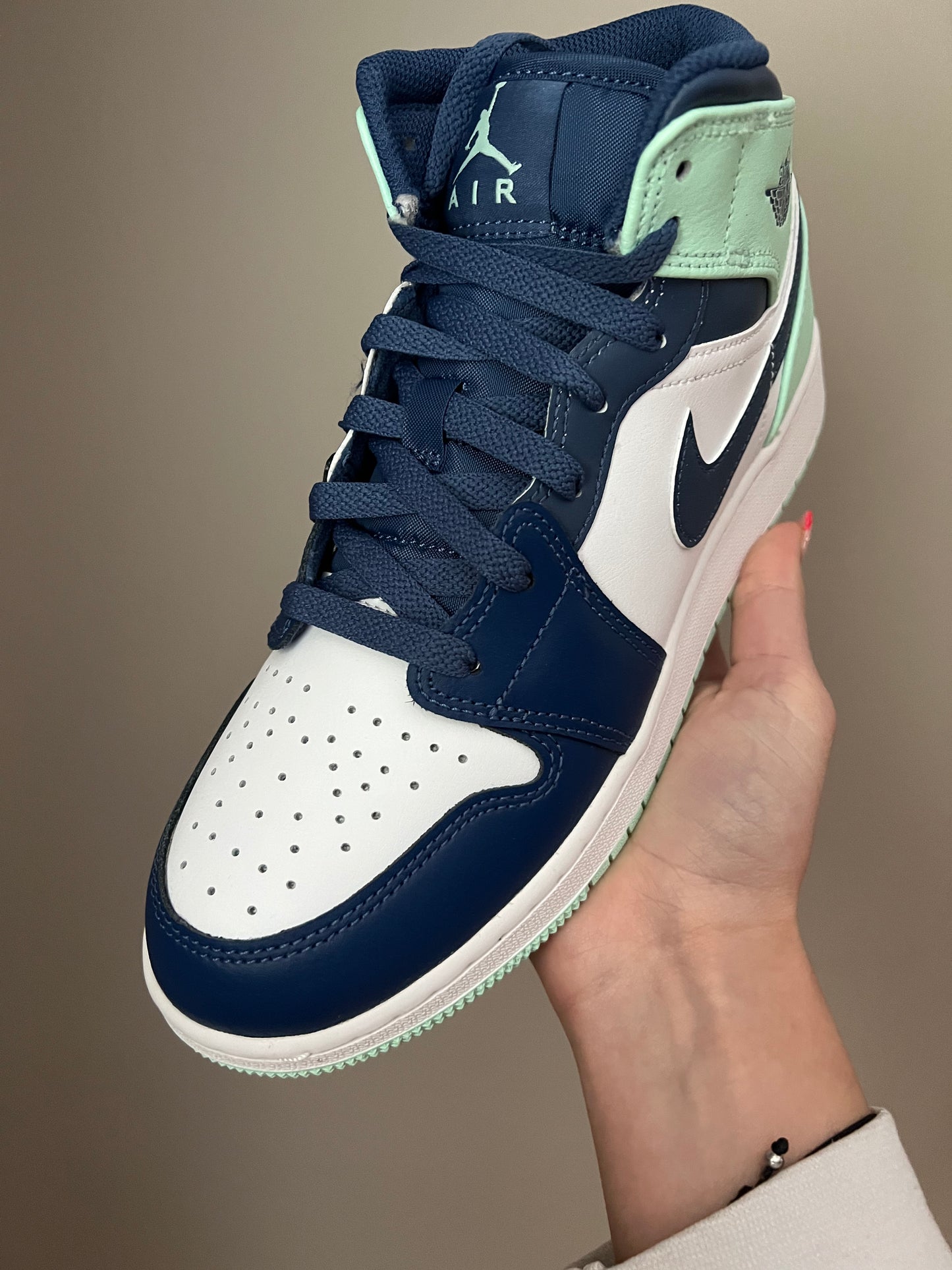 Jordan 1 Mid Blue Mint (GS)