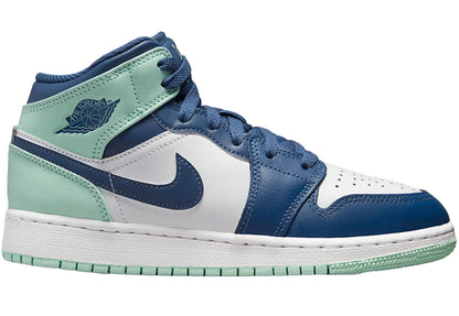 Jordan 1 Mid Blue Mint (GS)