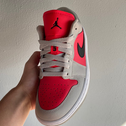 Jordan 1 Retro Low Light Iron Ore Siren Red (W)
