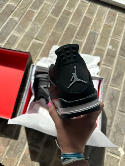 Jordan 4 Retro Black Canvas (GS)